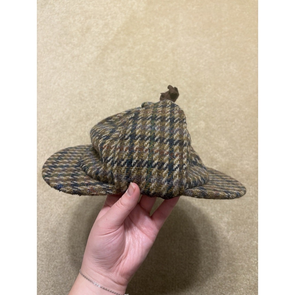 Jonathan Richard Made In Ireland Deer Stalker/ Sherlock Holmes Hat Sz Small Vtg - Picture 5 of 5